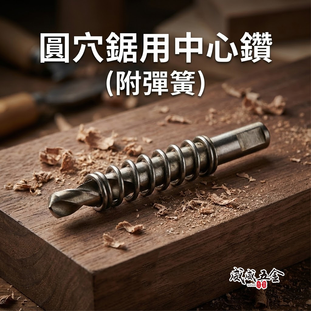 中心鑽-附彈簧｜台灣製｜規格 6mm 高鈷 M35 圓穴鋸中心鑽頭｜超硬鎢鋼圓穴鑽頭用刀刃鑽尾 高鈷中心鑽尾