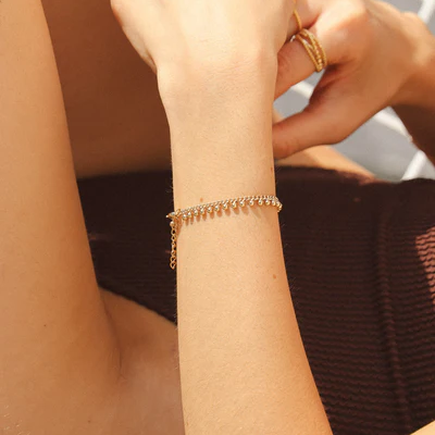 1WK0708-394 WAEKURA Bracelet Ania Gold (A-LX-E)