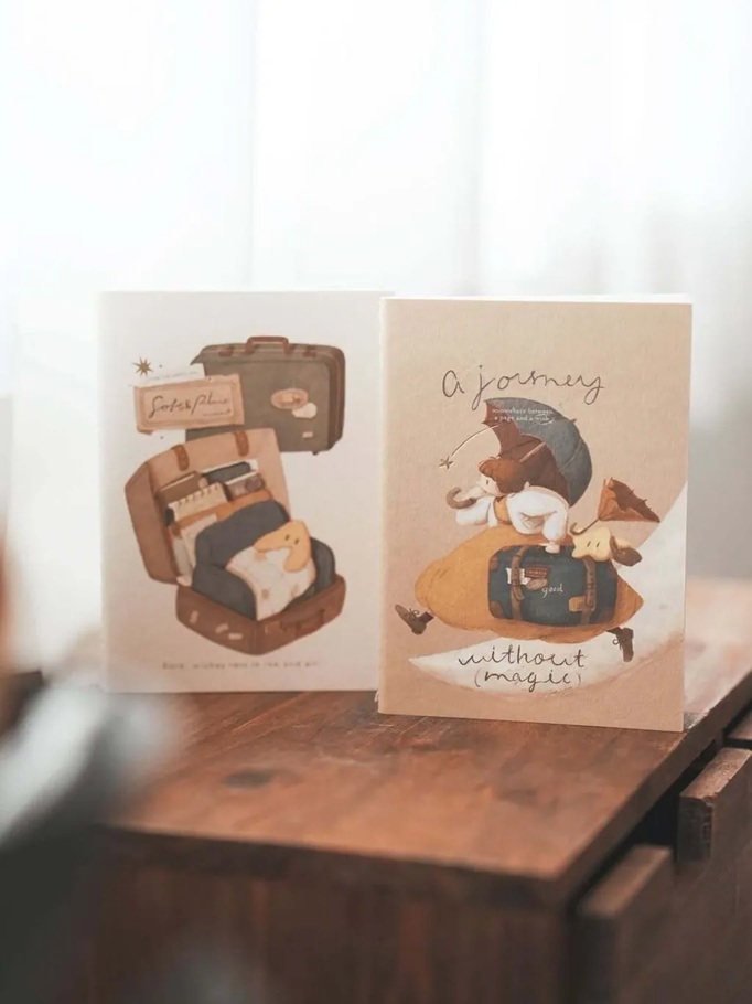 山泥泥．燙金筆記本 共二款