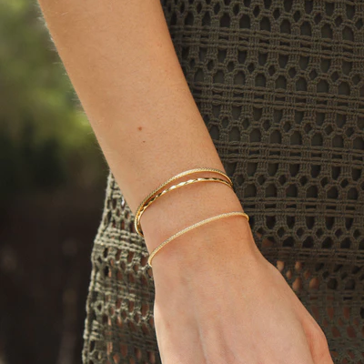 1WK0708-406 WAEKURA Bangle Noe Gold (A-LX-E)