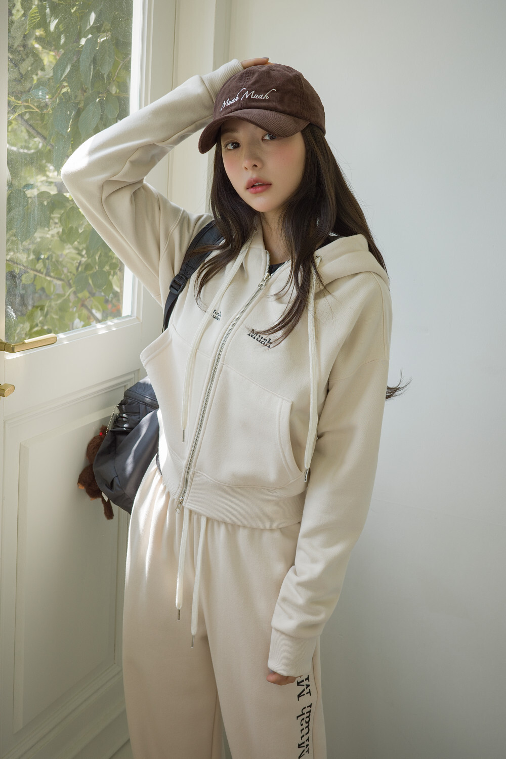 韓國🇰🇷連線 Muah Muah Logo雙拉鍊連帽運動外套 連帽外套 雙拉鍊 運動外套 休閒外套 外套 7色(任買兩件711免運)/預購