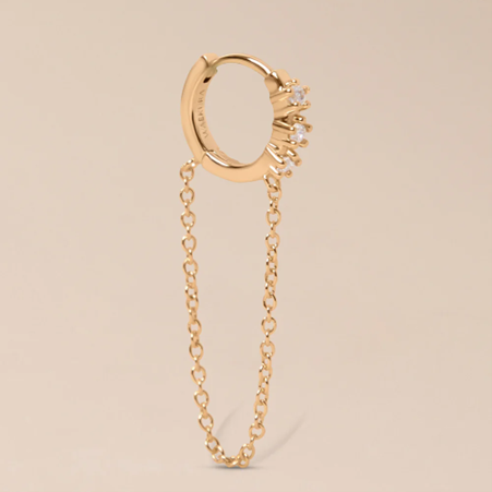 1WK0708-419 WAEKURA Earrings Clea - Single Gold (A-LX-E)