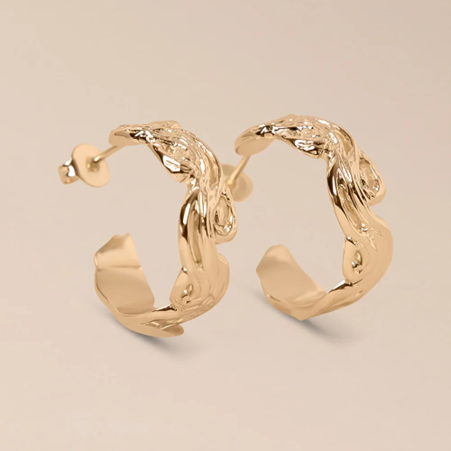 1WK0708-421 WAEKURA Earrings Colette - Pair Gold (A-LX-E)