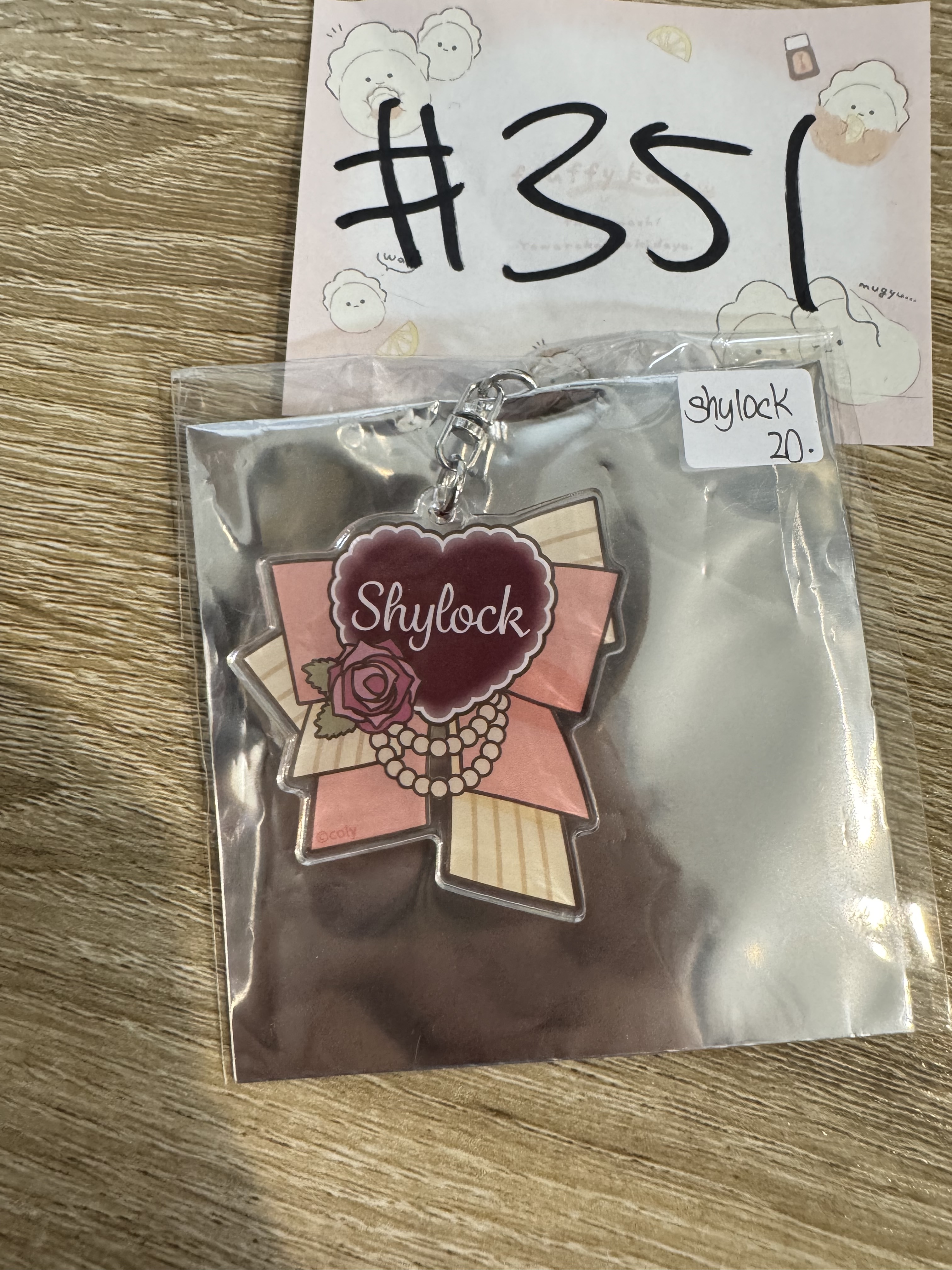 魔法使的約定  SHYLOCK 掛件 #351