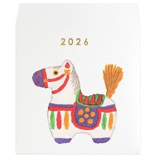 馬年 5入 迷你小信封 紅包袋｜日本插畫家 米津祐介