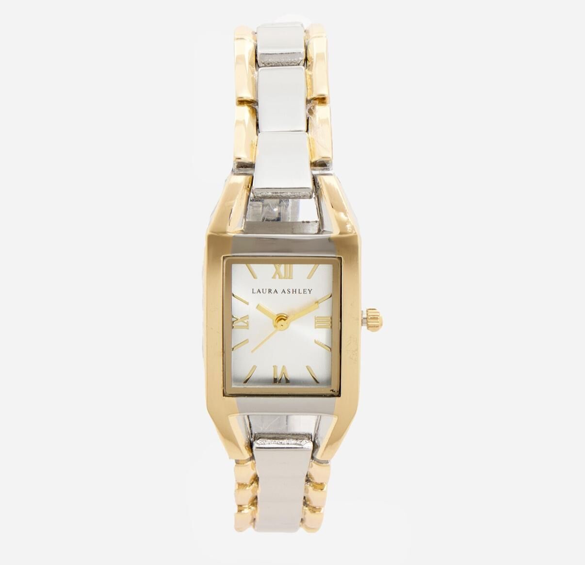英國代購 (獨立訂單)-LAURA ASHLEY Silver Tone & Gold Tone Sunday Dial Watch 🎄🎄香港現貨🎄🎄