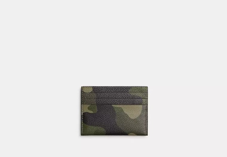 【預購】COACH K1122885 卡套 (Camo)