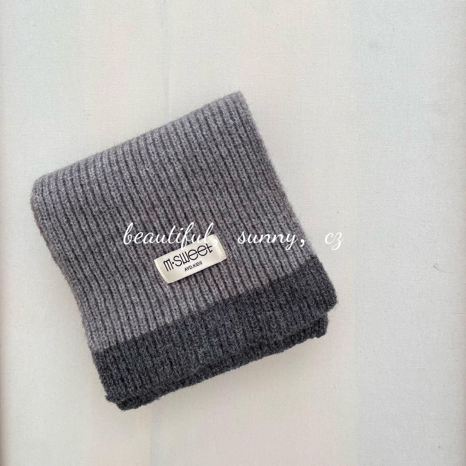 美拉德色系圍巾/手套