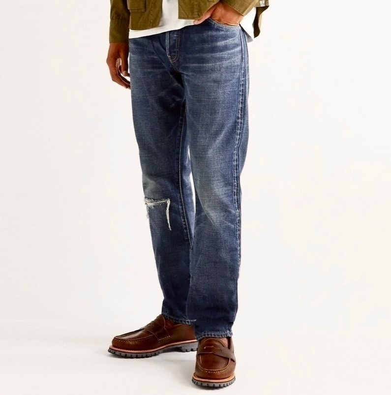 RE-STOCK: VISVIM SOCIAL SCULPTURE 16 DAMAGED-25 JEANS - SIZE 34 PRE ORDER ITEM (預訂中)