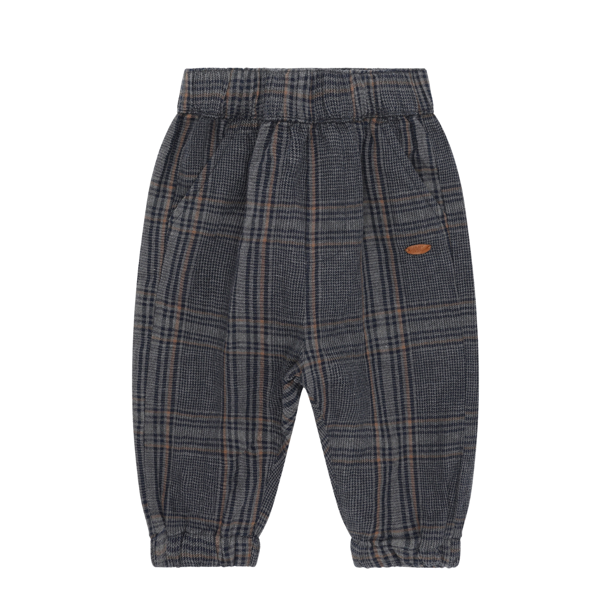 〖 Hust & Claire 〗深灰格紋寶寶長褲