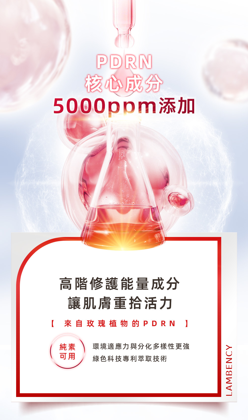 LAMBENCY PDRN 安敏原生露 內含5000PPM PDRN