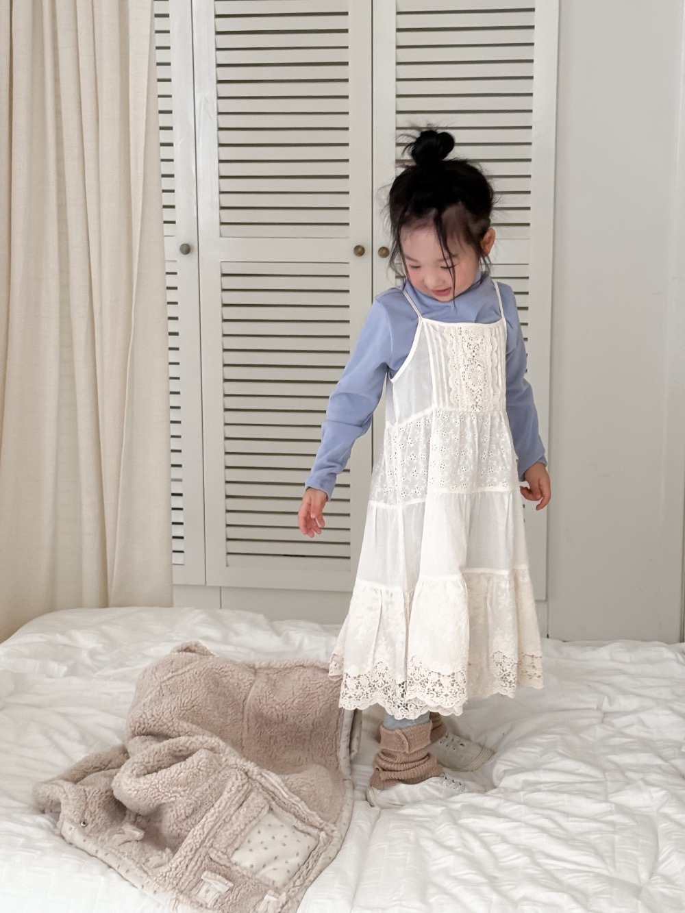 浪漫主義吊帶裙