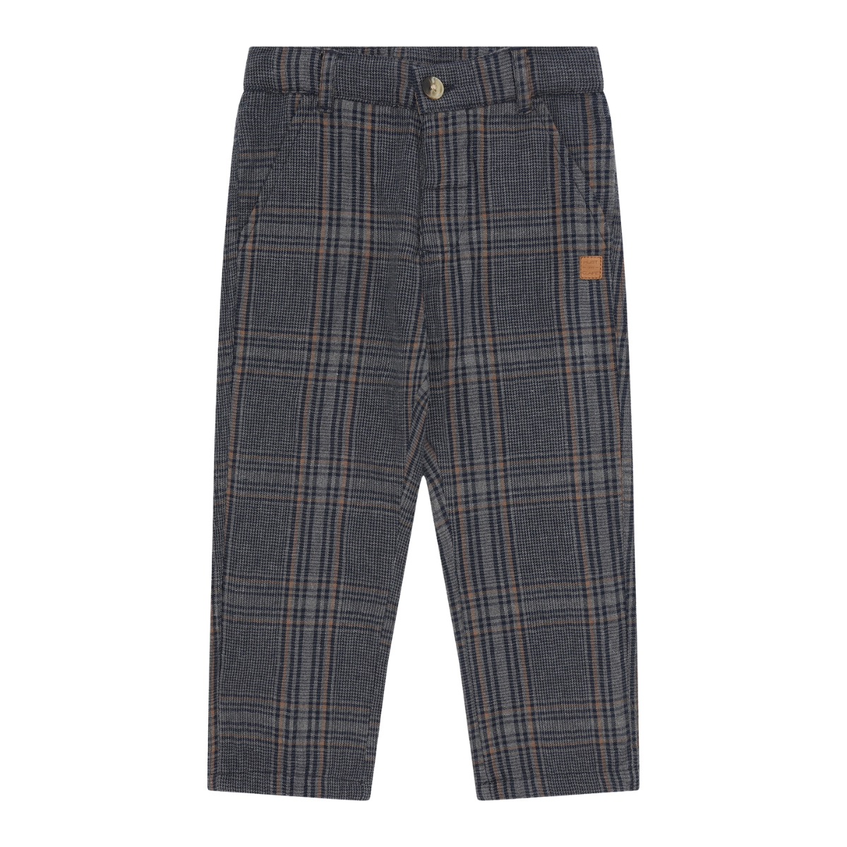 〖 Hust & Claire 〗深灰格紋長褲