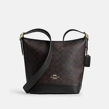 [U] COACH IM/WALNUT/BLACK CBH20 SIG JUDE BAG, 196395878130 (UCO13)