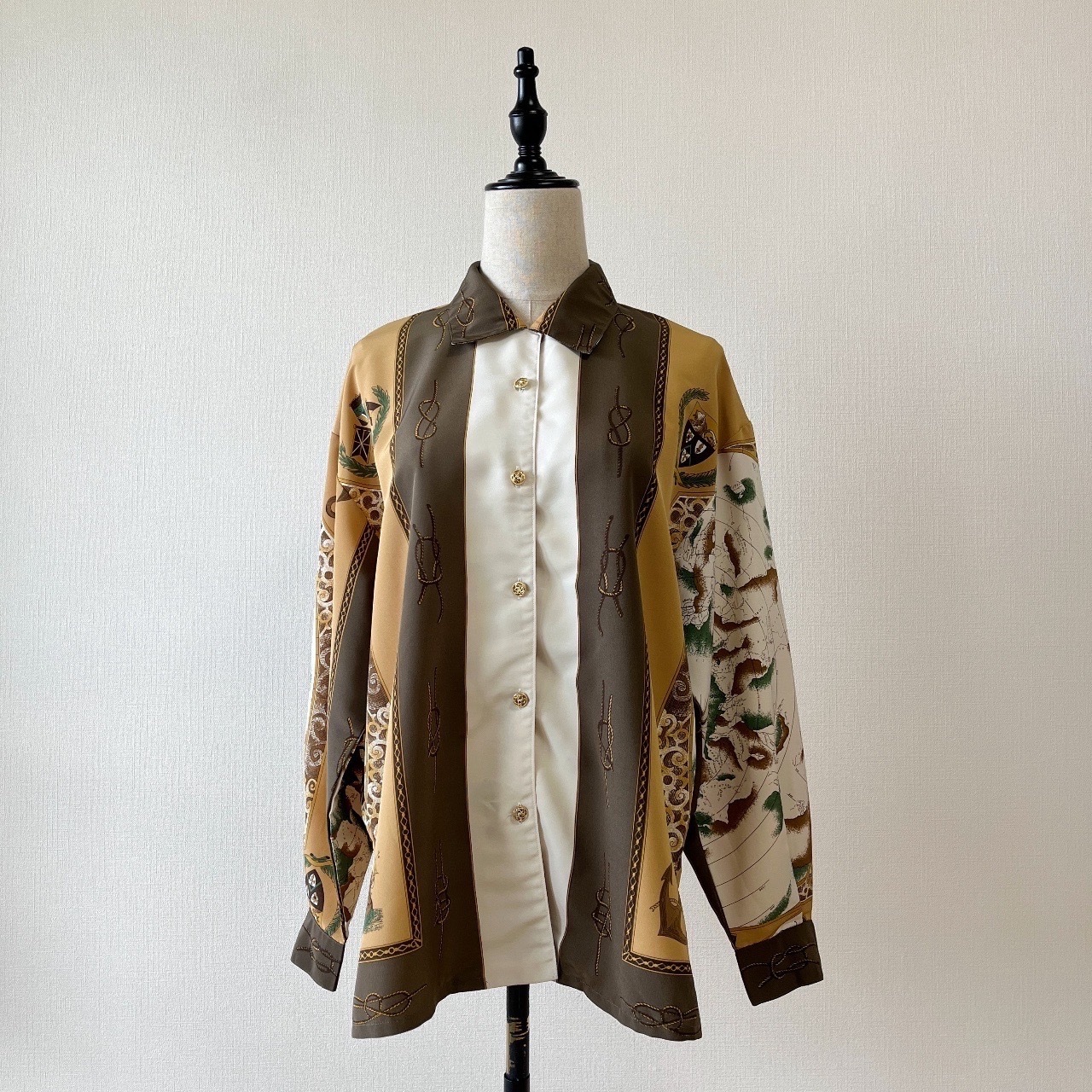 航海時代巴洛克風長袖古著上衣