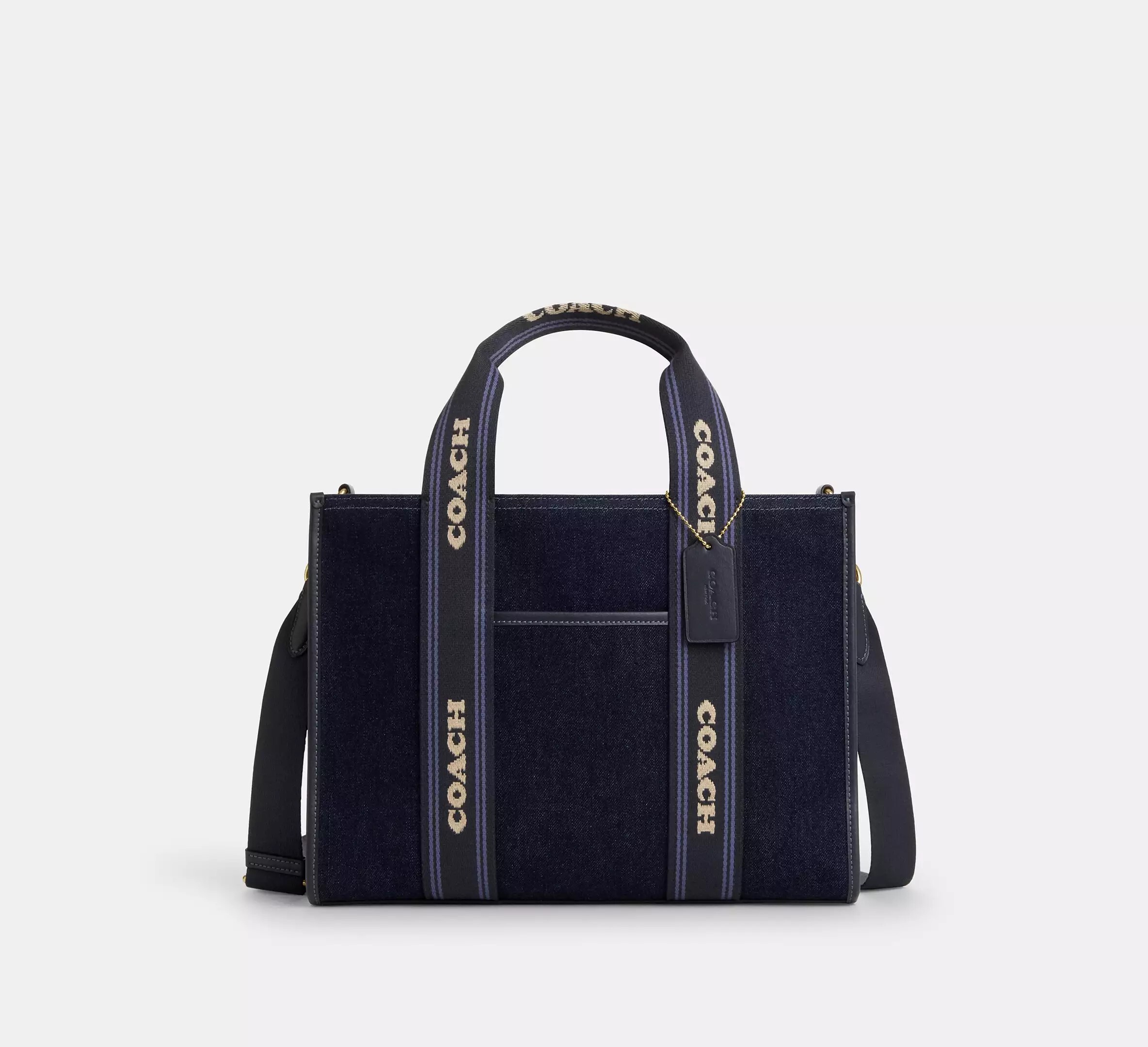 [U] COACH IM/DARK DENIM MULTI CCL68 DENIM SMTH TOTE, 196395995684 (UCO152)