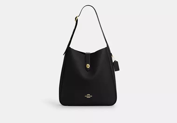 [U] COACH IM/BLACK CCD65 DFR LTH HDLY LG SH, 196395997336 (UCO27)