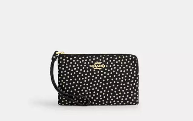 [U] COACH IM/BLACK MULTI CCJ71 CORNER ZIP SPT, 198685000467 (UCO94)