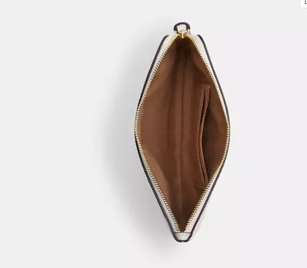 [U] COACH IM/WHITE/CHALK CZ277 LRG CRN ZIP SIG CANVAS WALLET, 196395779710 (UCO99)