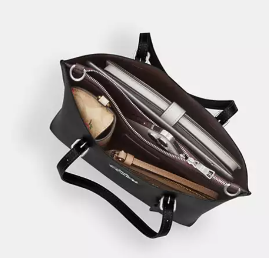 [U] COACH IM/DARK STONE CV966 LTH TNL HW MOLLIE 25, 196395541911 (UCO111)