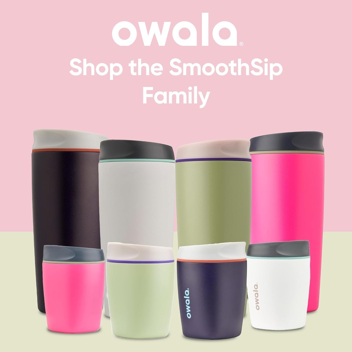 【現貨】 Owala K11228895 SmoothSip Stainless Steel Coffee Tumbler 20oz