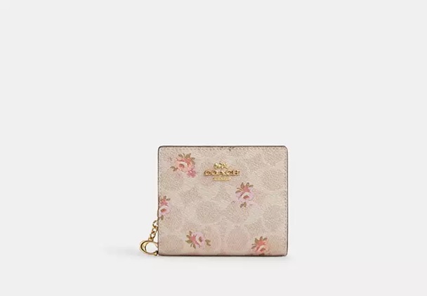 [U] COACH IM/SAND MULTI CAR14 SNP WLT SIG FLRL, 196395782970 (UCO52)