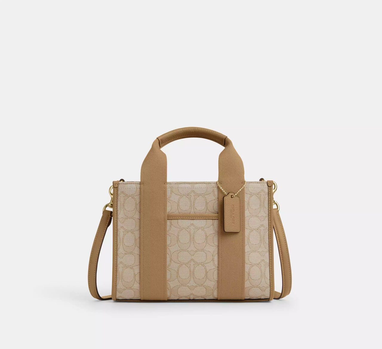 [U] COACH IM/LIGHT KHAKI MULTI CAR78 SIG JACQ SMTH TOTE 24, 196395997800 (UCO160)