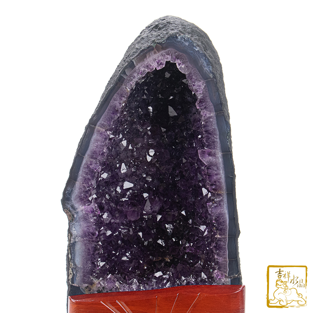 巴西紫水晶洞 7.51kg 官帽 升官發財