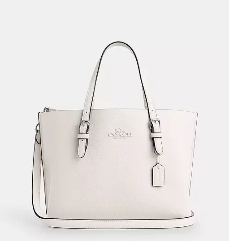 [U] COACH SV/BLACK CV966 LTH TNL HW MOLLIE 25, 196395541928 (UCO117)