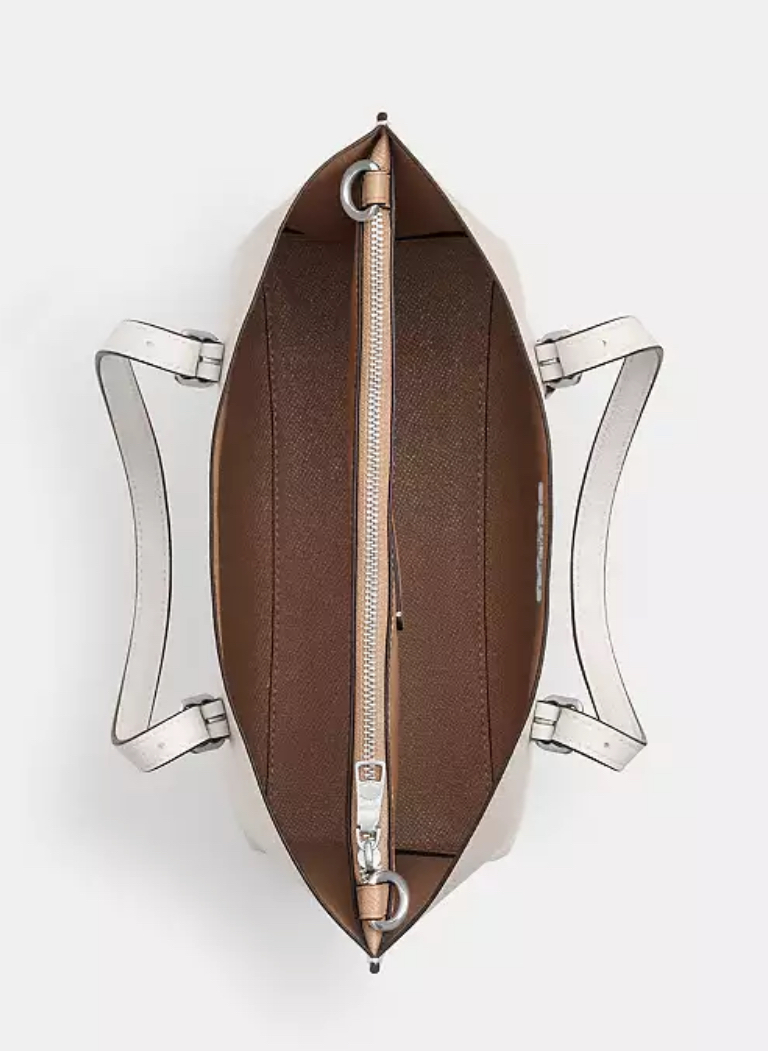 [U] COACH SV/BLACK CV966 LTH TNL HW MOLLIE 25, 196395541928 (UCO117)