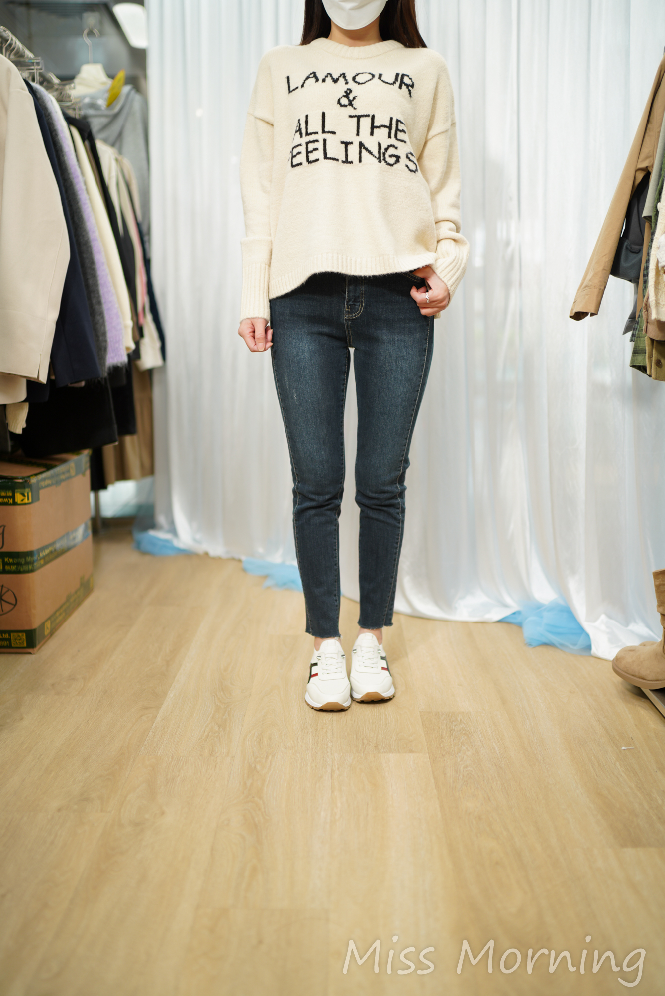 悠閑顯瘦針織衫(14938)