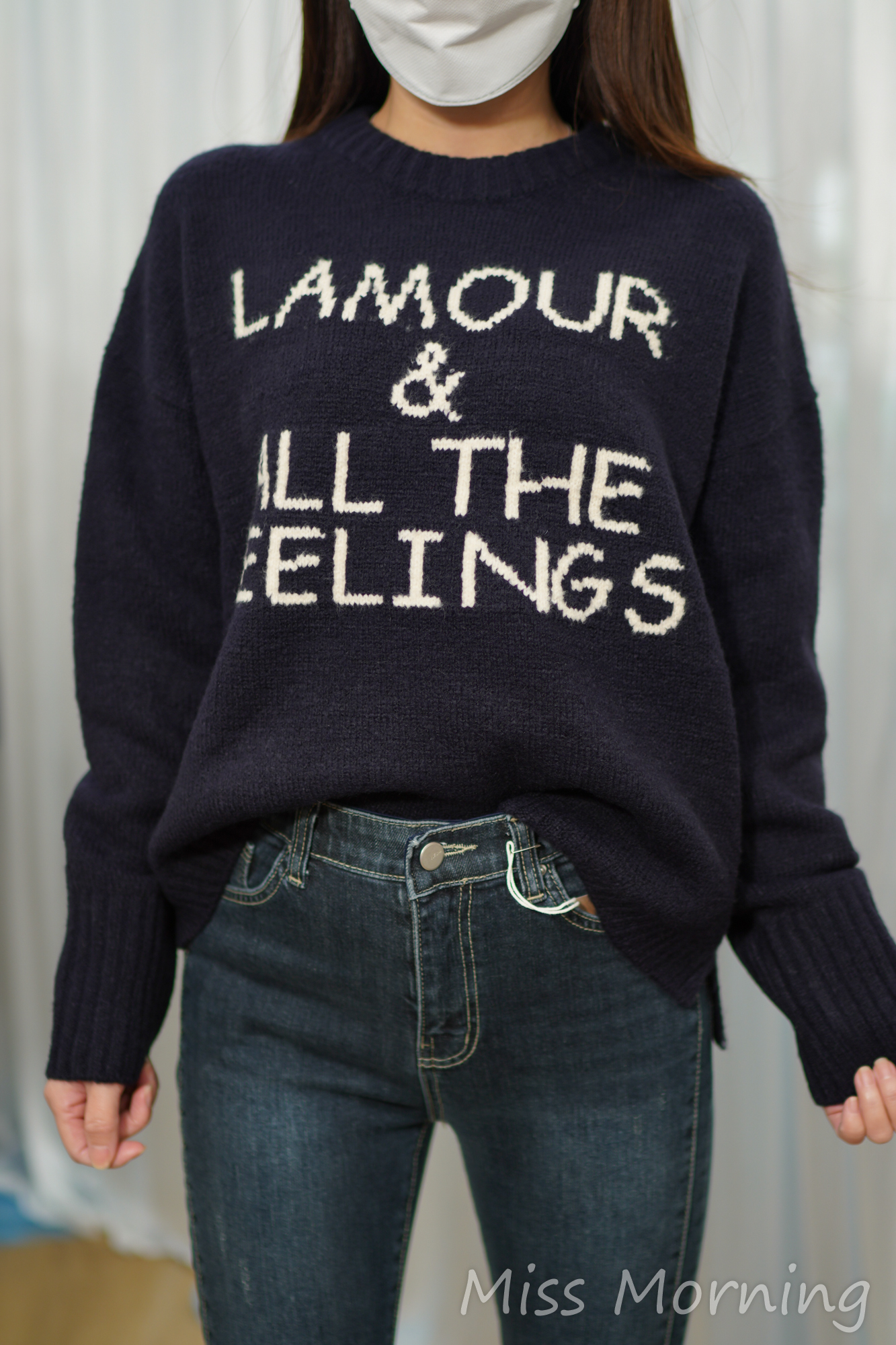 悠閑顯瘦針織衫(14938)