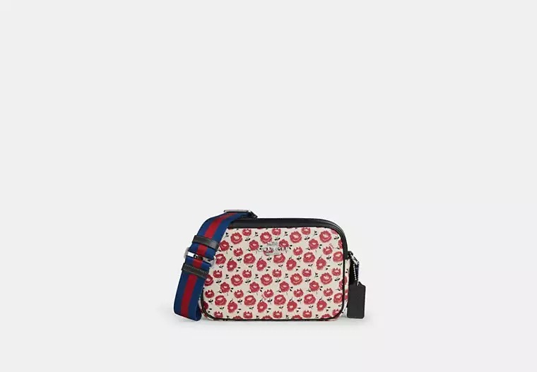 【預購】COACH K1122103 相機包 (花花款)