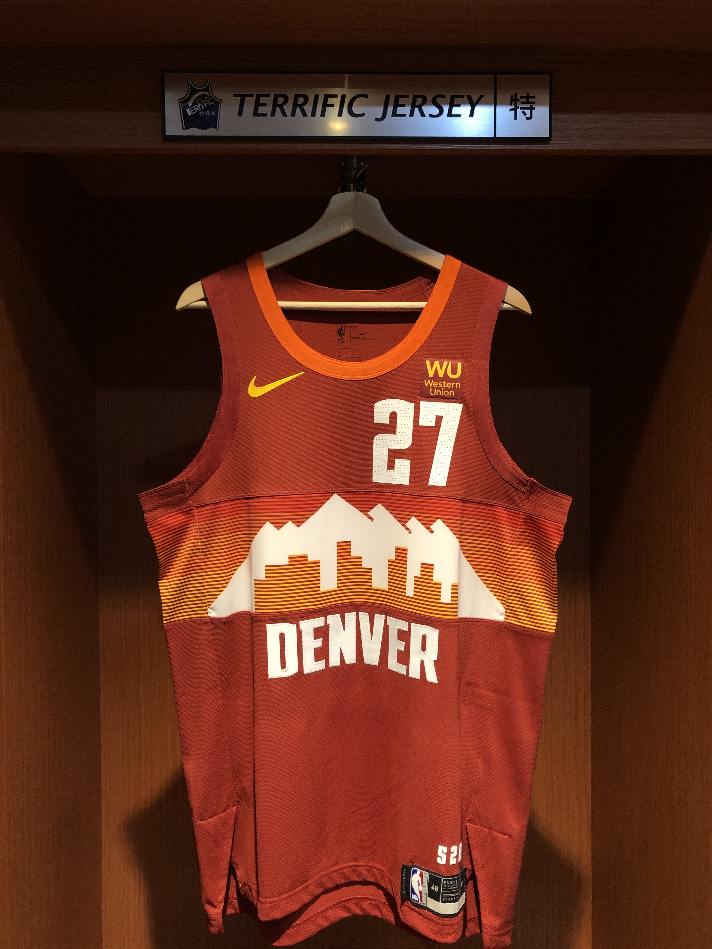 NBA球衣 Jamal Murray 丹佛金塊城市 City Nike Authentic 球員版 電繡 含贊助商標 全新