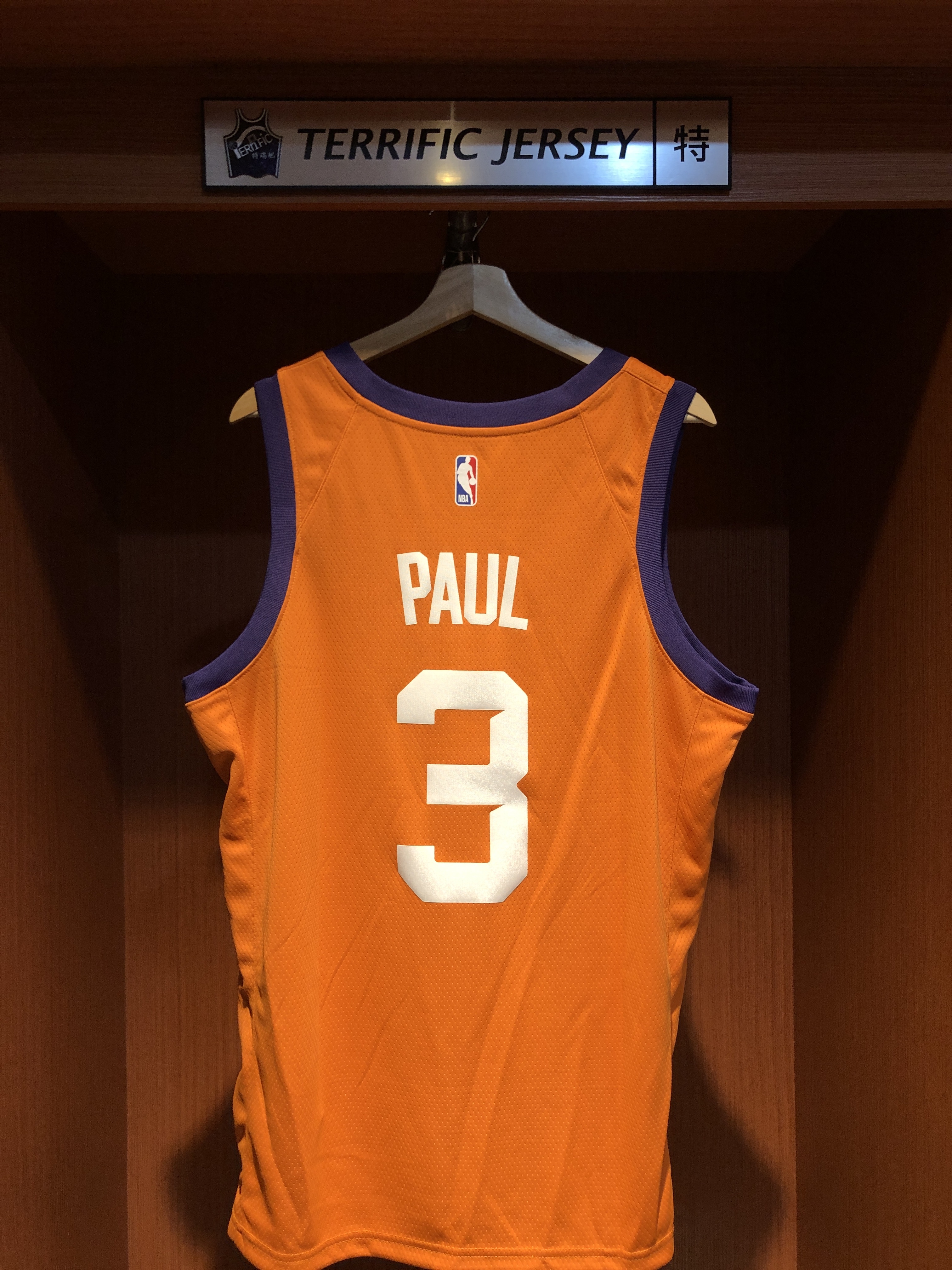 NBA球衣 Chris Paul 鳳凰城太陽橘 Statement Jordan Swingman 球迷版 熱轉印 全新