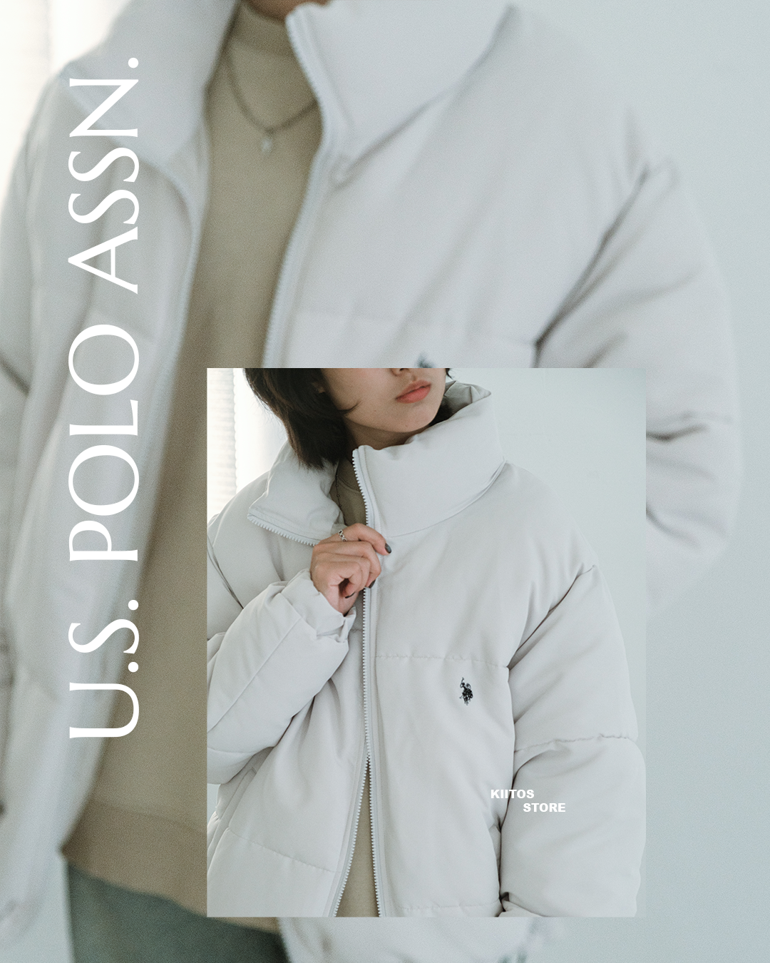 日本代購 U.S. POLO ASSN. 小LOGO 羽絨 外套 兩色 (男/女款)