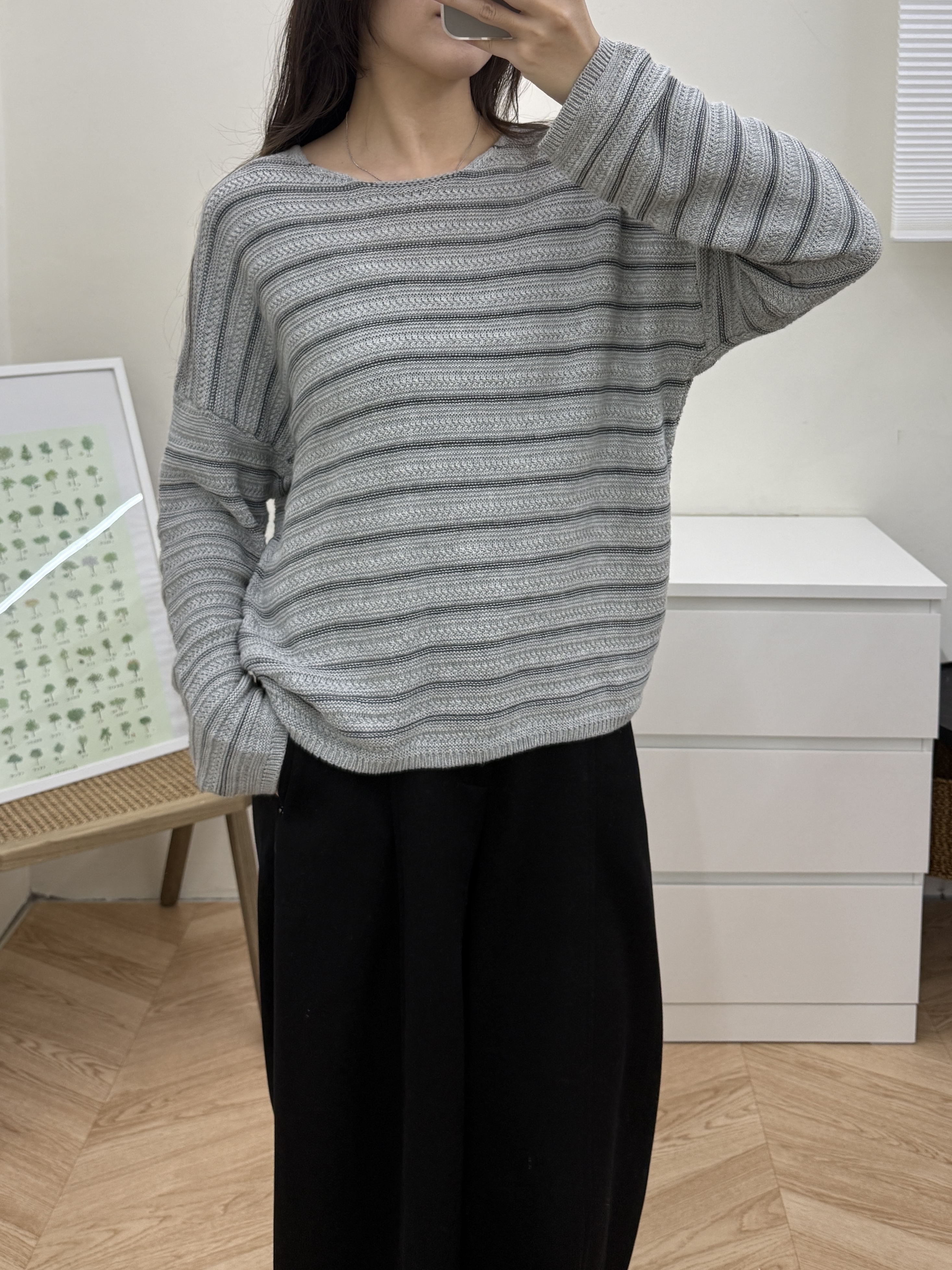 條紋針織毛衣*3色