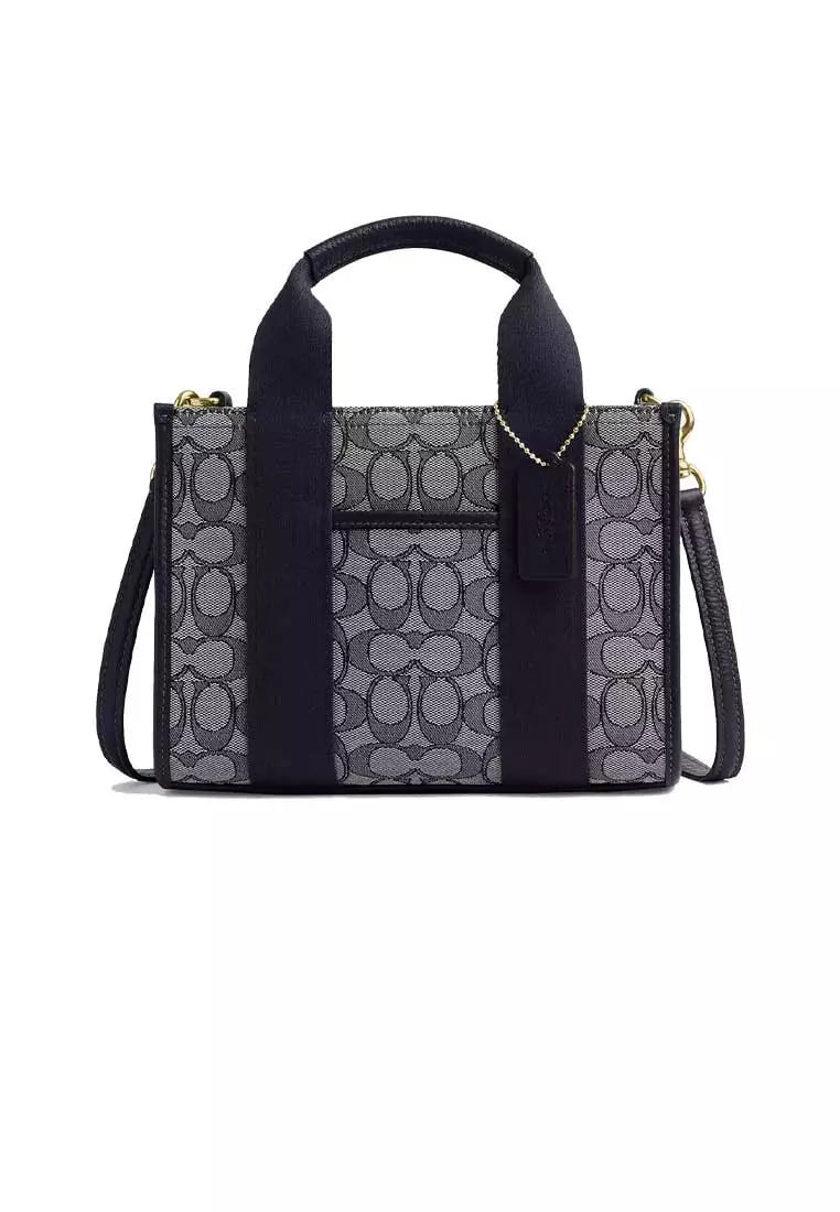 [U] COACH IM/NAVY/MIDNIGHT NAVY CAR78 SIG JACQ SMTH TOTE 24, 196395774722 (UCO162)