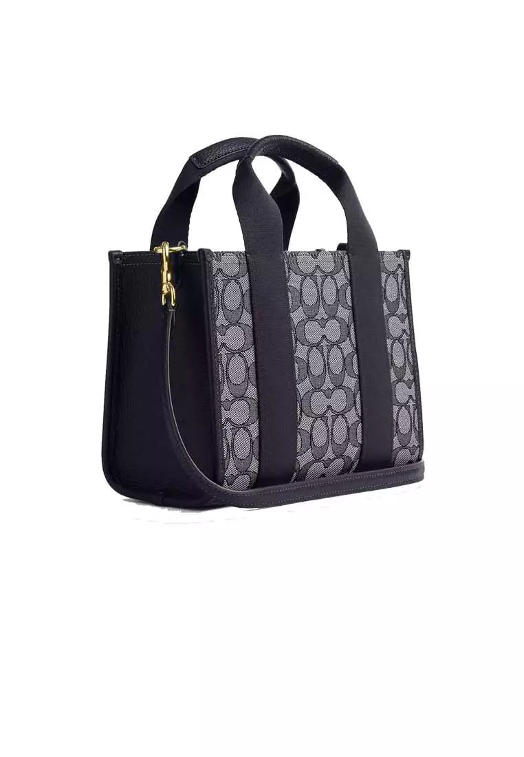 [U] COACH IM/NAVY/MIDNIGHT NAVY CAR78 SIG JACQ SMTH TOTE 24, 196395774722 (UCO162)