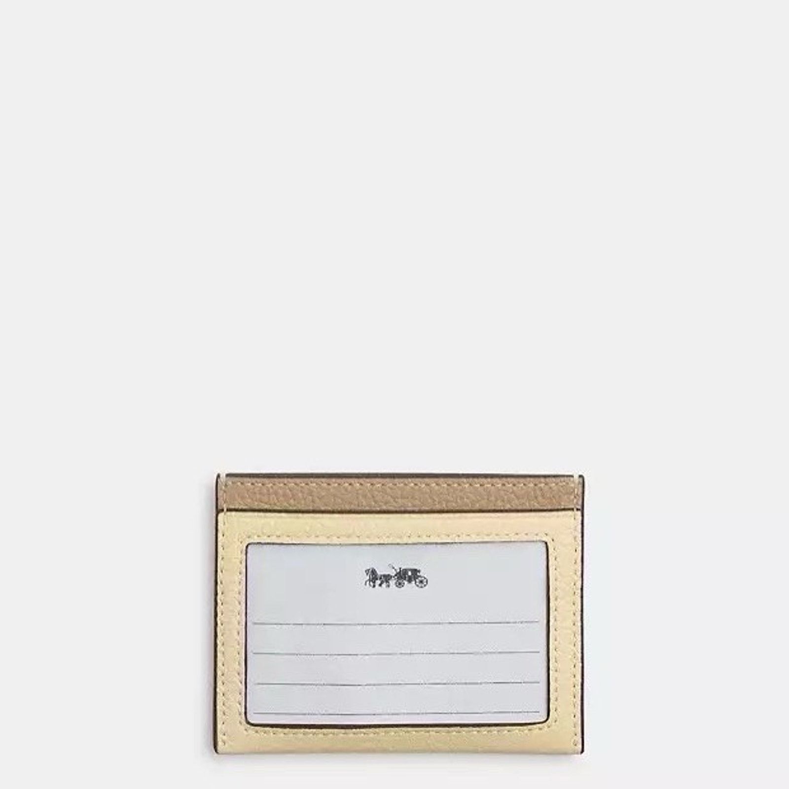 [U] COACH SV/MOONLIGHT CAT71 SLIM ID CC LEMON GPC, 196395787210 (UCO145)