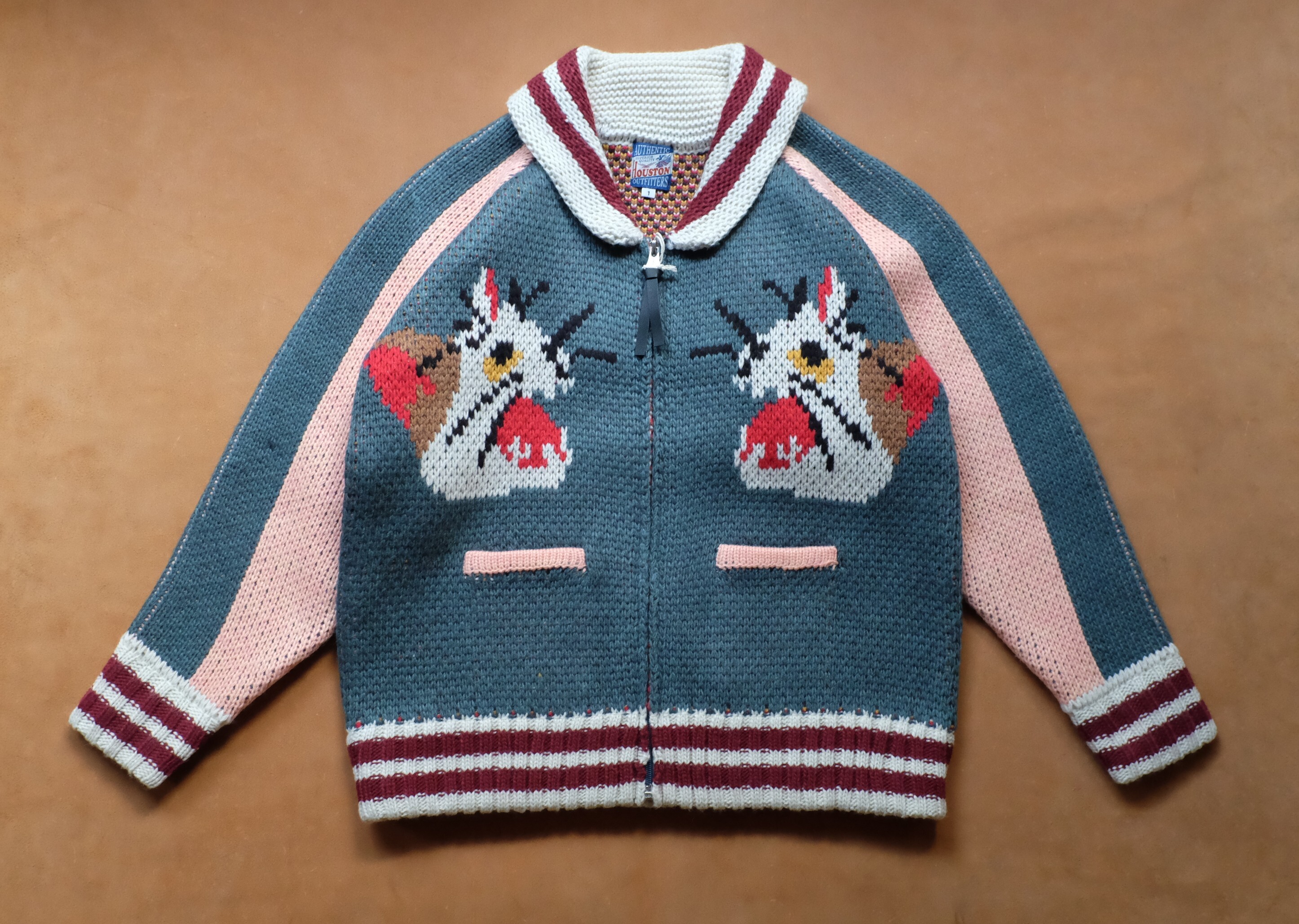 HOUSTON SOUVENIR COWICHAN SWEATER CAT