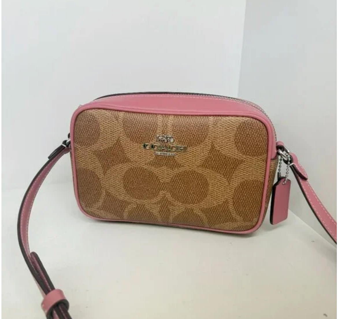 [U] COACH SV/TAN/DUSTY PINK CCO12 MINI JAMIE MXI SIG, 196395998524 (UCO140)