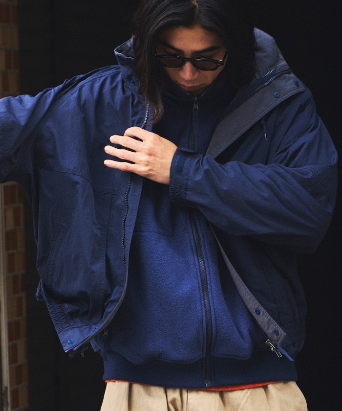 日本 Freak's Store 3-Way Nylon Fleece Zip Blouson