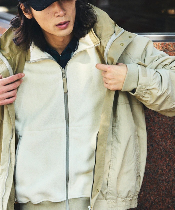 日本 Freak's Store 3-Way Nylon Fleece Zip Blouson