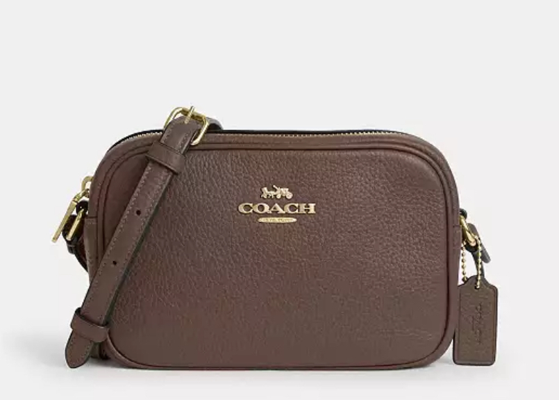 [U] COACH IM/DARK STONE CQ875 LTHR MINI JAMIE CAMERA BAG, 196395880546 (UCO136)