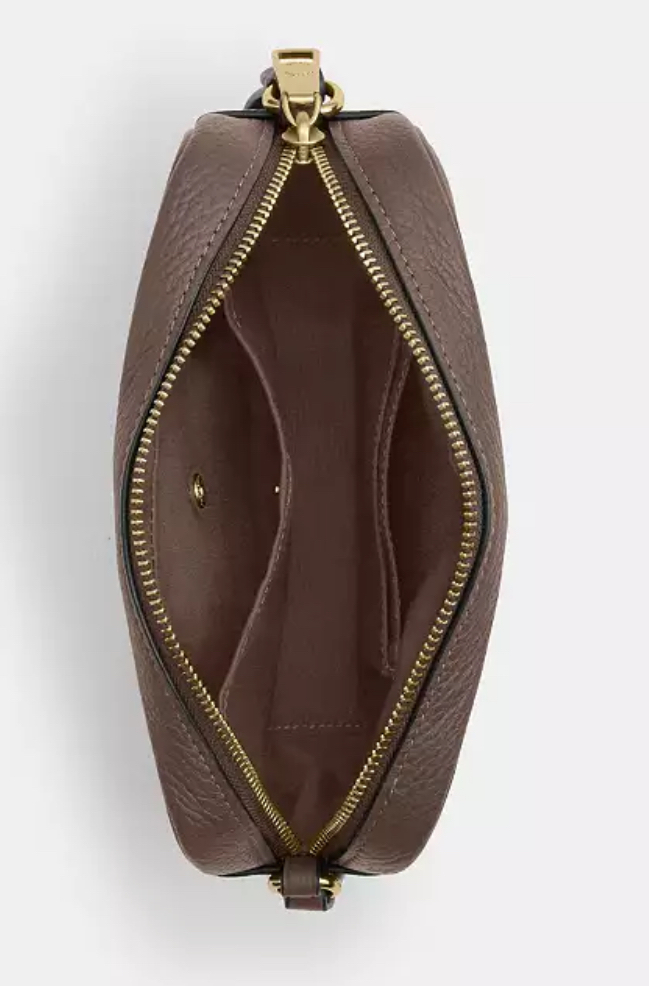 [U] COACH IM/DARK STONE CQ875 LTHR MINI JAMIE CAMERA BAG, 196395880546 (UCO136)