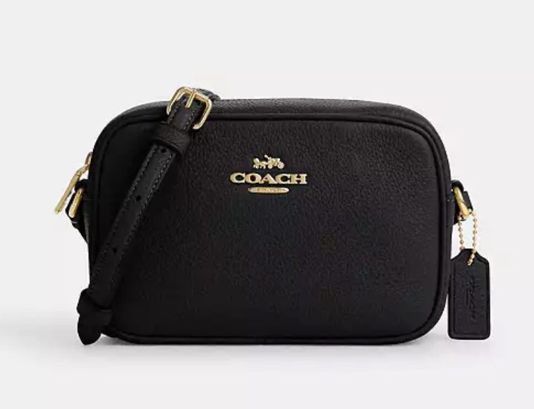 [U] COACH IM/BLACK CQ875 LTHR MINI JAMIE CAMERA BAG, 196395164509 (UCO133)