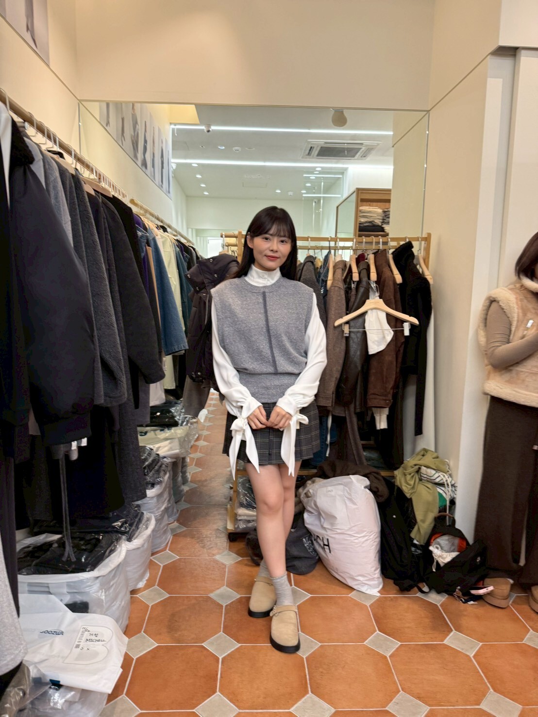 GB5208 中線抓皺收腰背心