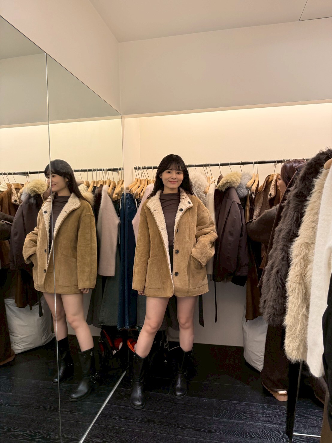 OB5228 柔軟保暖兩面穿外套