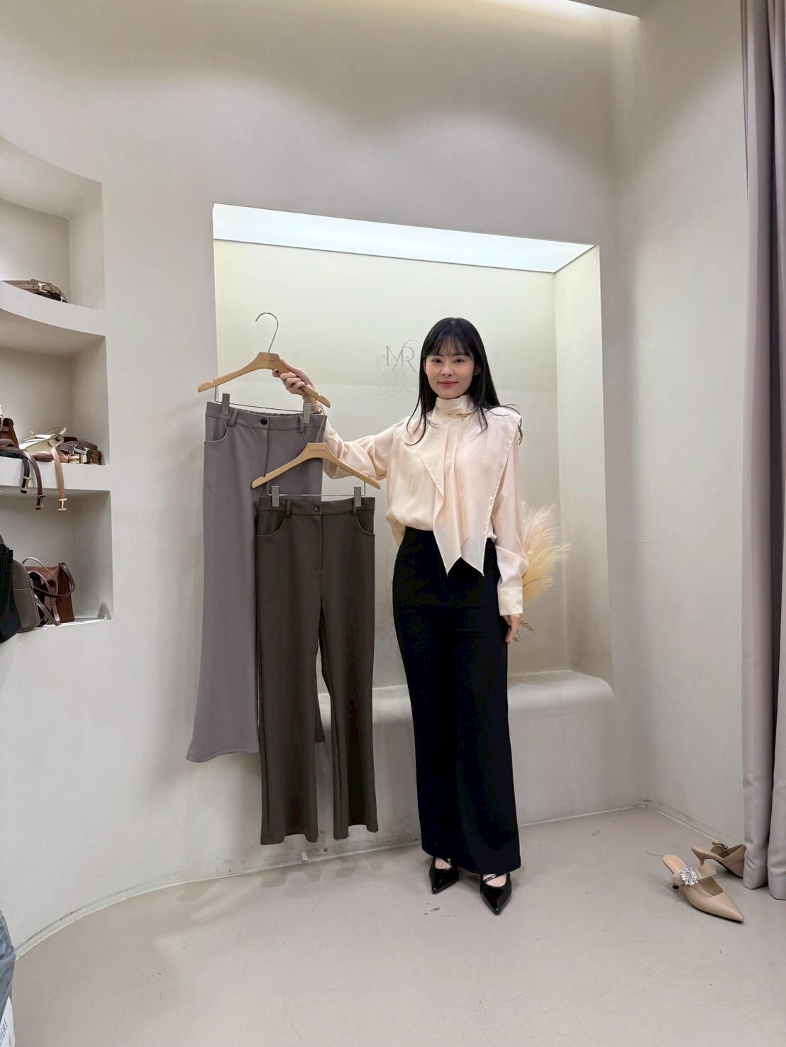 MA5220 顯瘦彈性喇叭褲